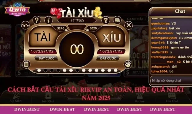 Cách Bắt Cầu Tài Xỉu Rikvip An Toàn, Hiệu Quả Nhất Năm 2025