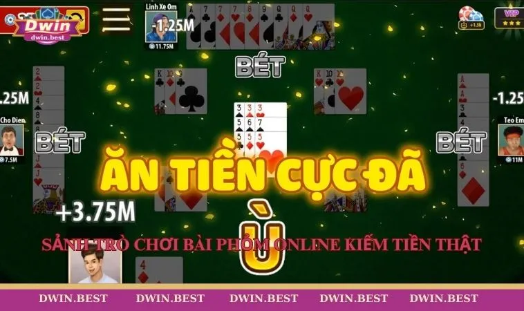 choi bai online kiem tien that 4 Sảnh trò chơi bài phỏm online kiếm tiền thật
