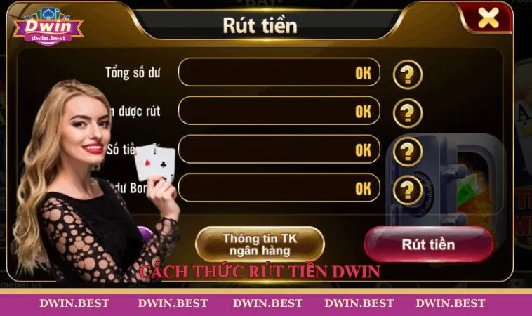 Cách thức rút tiền DWIN