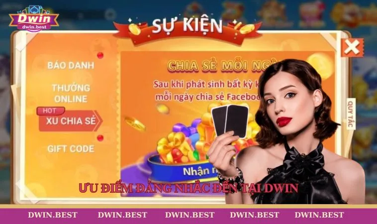 Ưu điểm đáng nhắc đến tại DWIN