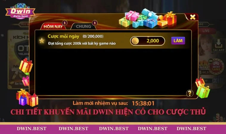 khuyen mai dwin 1 Chi tiết khuyến mãi Dwin hiện có cho cược thủ